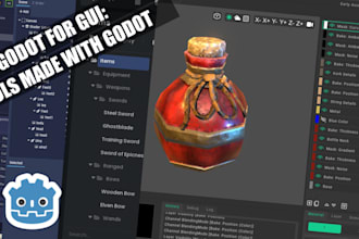 develop ar VR custom 2d or 3d games using godot engine, coin flip game