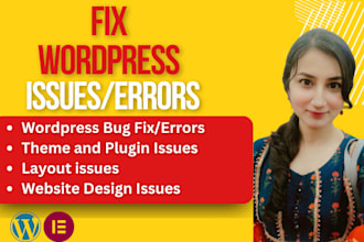 fix issues errors bugs customization wordpress designs