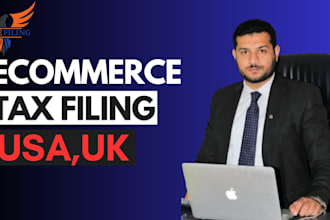 tax filing  ecommerce services in USA,UK,europe