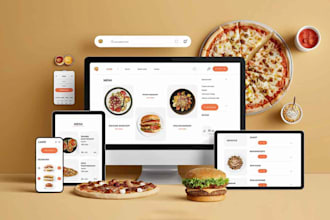 build restaurant website or online food ordering website