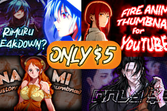 design anime thumbnail to attract viewers