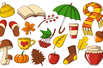 create clipart for instagram, icons or stickers