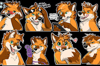 draw furry telegram stickers nsfw animated sticker discord stickers crypto gif