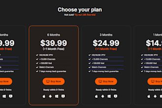 build xtream UI panel payment gateway integration iptv website design webchat