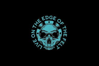 poker t shirt logo design