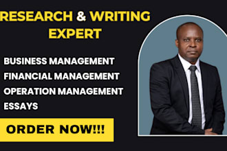 write urgent essays on business management, financial and operation management