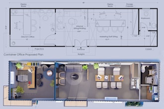 create 2d and 3d floor plans