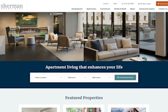 create property management website, vacation rental website,  hotel booking wix