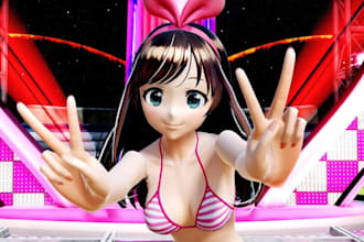 create, edit, fix or rigging any 3d model, including mmd and vrchat