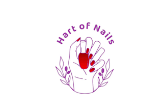 design shiny classic nail technician logo