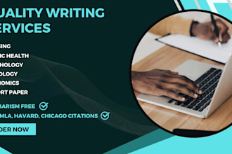 do detailed research and writing assignments in tech and business