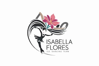 design high resolution specialist ice dancing logo