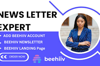 setup beehiiv newsletter, beehive landing page design, beehiiv ai newsletter
