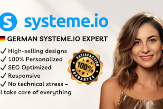 build systeme io landing page, sales funnel in systeme io, website, blog