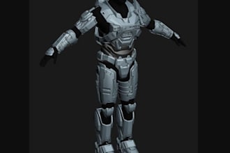 model 3d cosplay objects for 3d printing, 3d cosplay armor, 3d weapons, 3d suits