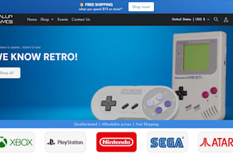 design video game shopify store video games website game card pokemon website