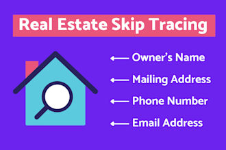 give you best real estate service for skip tracing