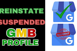 reinstate and fix suspended google my business profile and listing