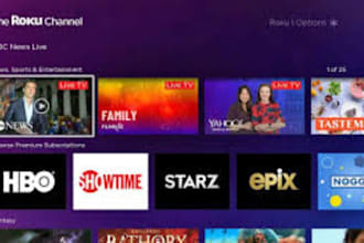 develop roku channel ig smart tv samsung tizen ig webos ott app sdk apps