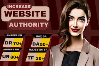 increase domain rating ahrefs DR domain authority moz da majestic tf