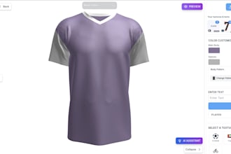design custom 3d sports jerseys with svg export