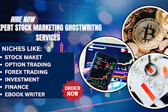 ghostwrite stock market ebook, cryptocurrency, options trading, forex trading