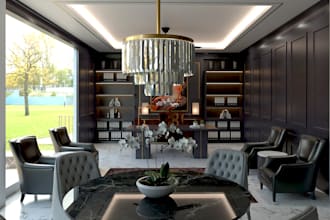 design and package interior rendering