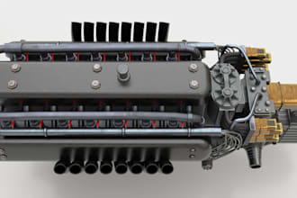 design 3d car model and rendering for stl 3d car printing