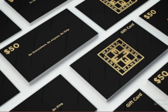 do urgent gift card, voucher, certificate design within 6 hr as an expert