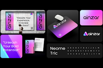design full branding kit, brand guidelines, logo and brand style guide identity