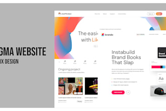 figma ui ux design for figma website, dashboard, mobile app design