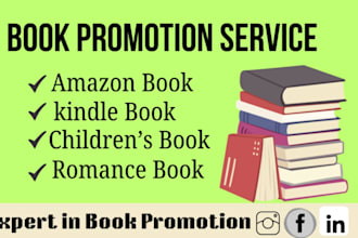 amazon book promotion and ebook marketing