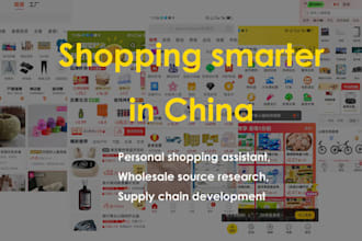 buy items from chinese market, inspect, and ship to you