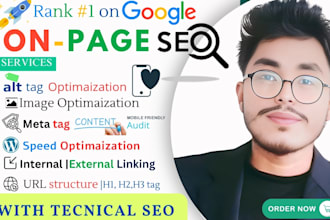 do on page SEO fixes and technical optimization for google top ranking