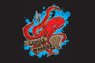 design high quality jellyfish , octopus logo design in very short time