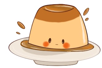 draw cute cartoon or animal illustration