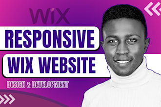 redesign or design responsive wix business website