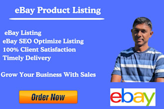 do ebay product listing, ebay lister, ebay listing, ebay SEO listing