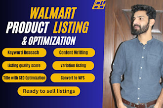 list walmart items with variant groups and improve listing quality score