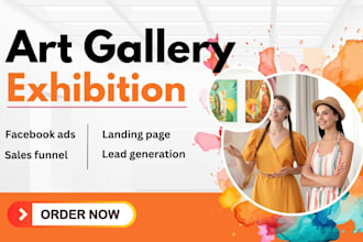 generate exclusive art gallery leads museum leads build art gallery website