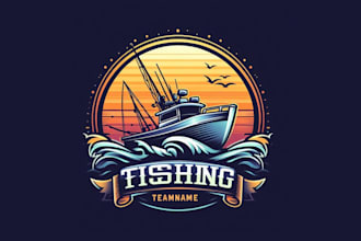design high quality ship logo for your business with 24 hours