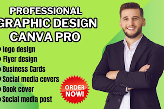 do provide professional graphic design with canva pro