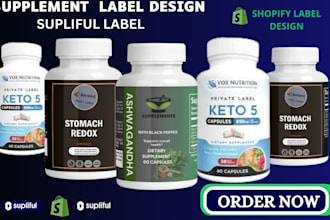 build rocktomic ,supliful, vox nutrition nfskin care label supplement design
