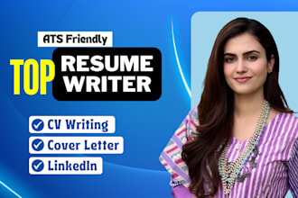 ats resume writing, cv writing, cover letter, and linkedin optimization