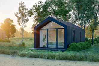 design, draft and render stunning tiny living houses and cabins
