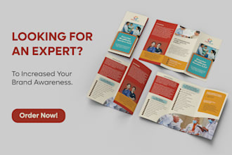 design a corporate or digital trifold brochure and company profile
