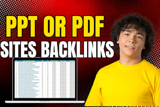 do PDF submission manually to 30 high authority doc sharing sites