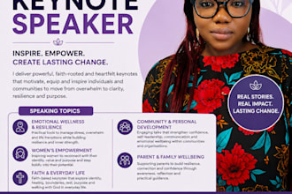 be a keynote speaker for your wellness event
