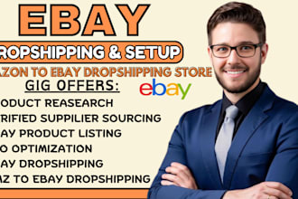 do ebay store creation,store setup and ebay dropshipping store
