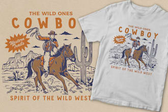 do retro vintage t shirt design and outdoor illustration